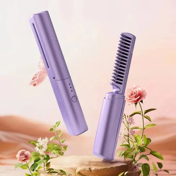 Rechargeable hair comb 2-in-1 (Random Color) - Image 6