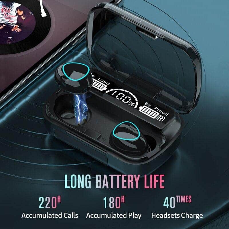 M10 TWS Wireless Earbuds with Charging Power Bank & LED Display 3D Touch Bluetooth Headset newest - Image 6