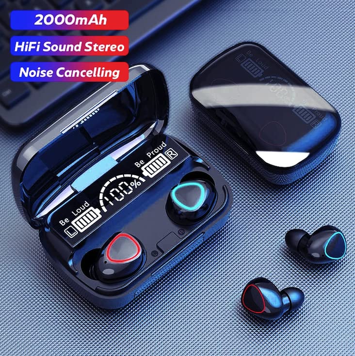 M10 TWS Wireless Earbuds with Charging Power Bank & LED Display 3D Touch Bluetooth Headset newest - Image 7