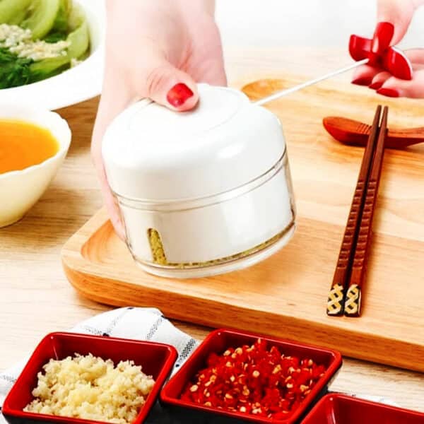 Mini Powerful Meat Grinder Hand-power Food Chopper Mincer Mixer - Image 4