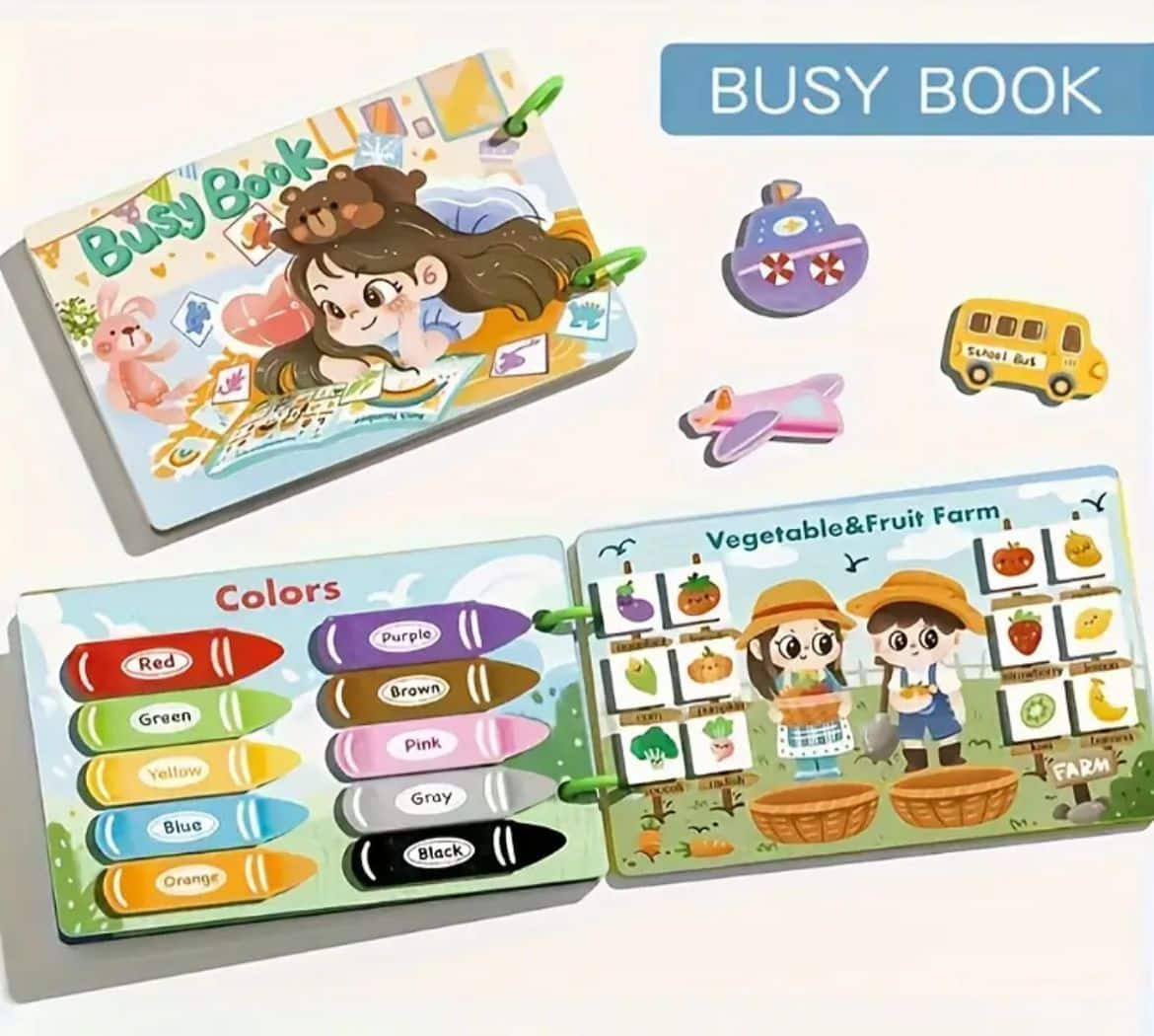 Kids Learning Busy Book - Image 4