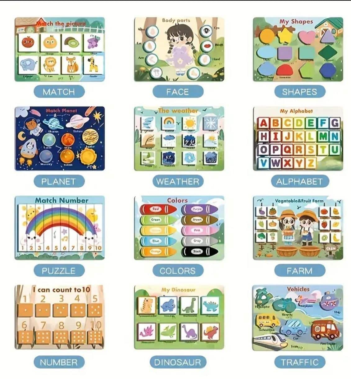 Kids Learning Busy Book - Image 3