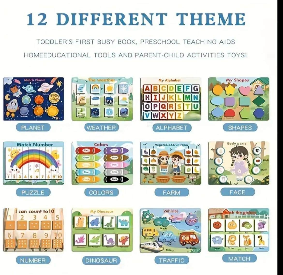 Kids Learning Busy Book - Image 2