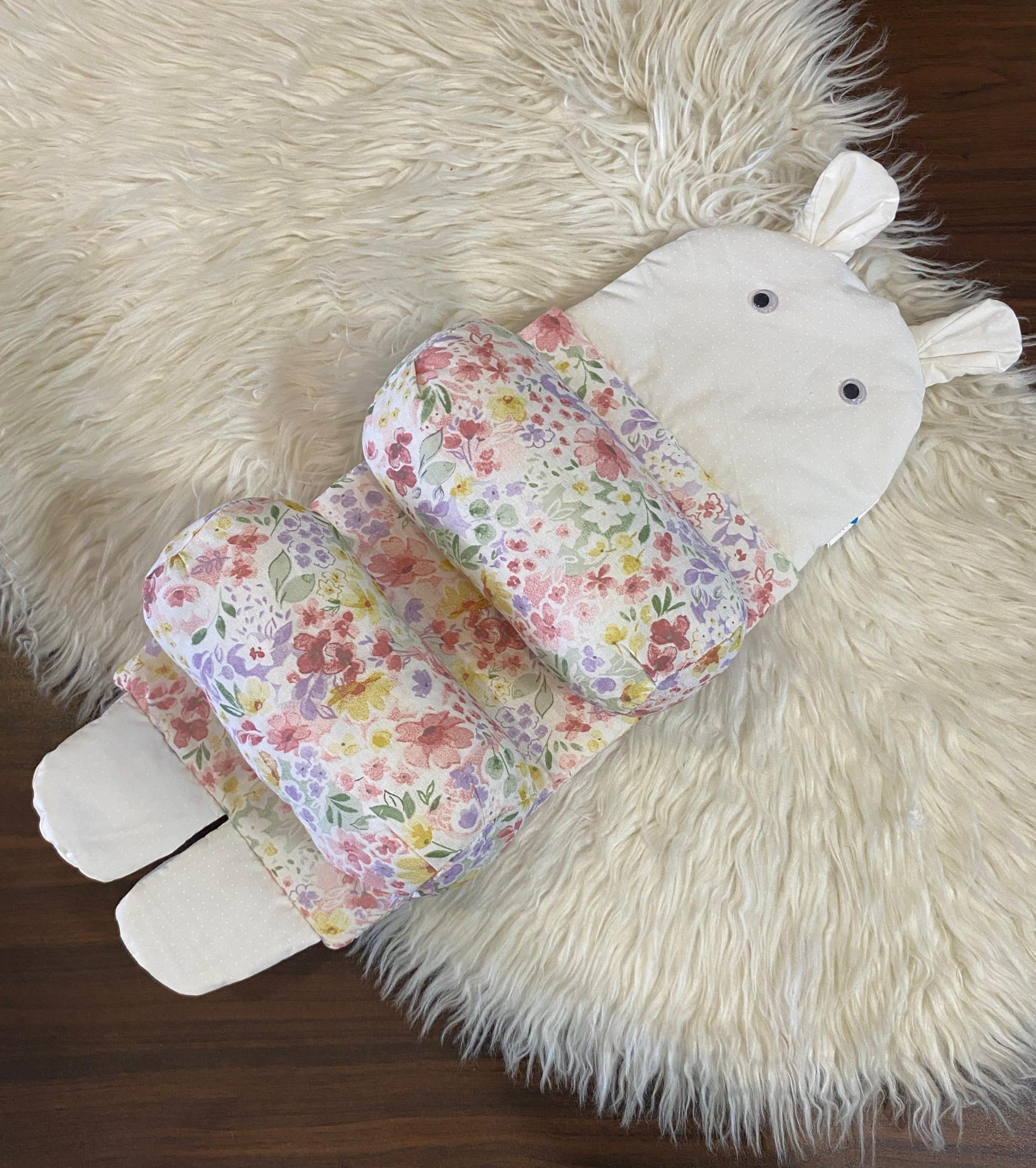 Soft Head Shaping Newborn Pillow For Flat Head Prevention, Breathable & Portable Infant Cushion - Image 4