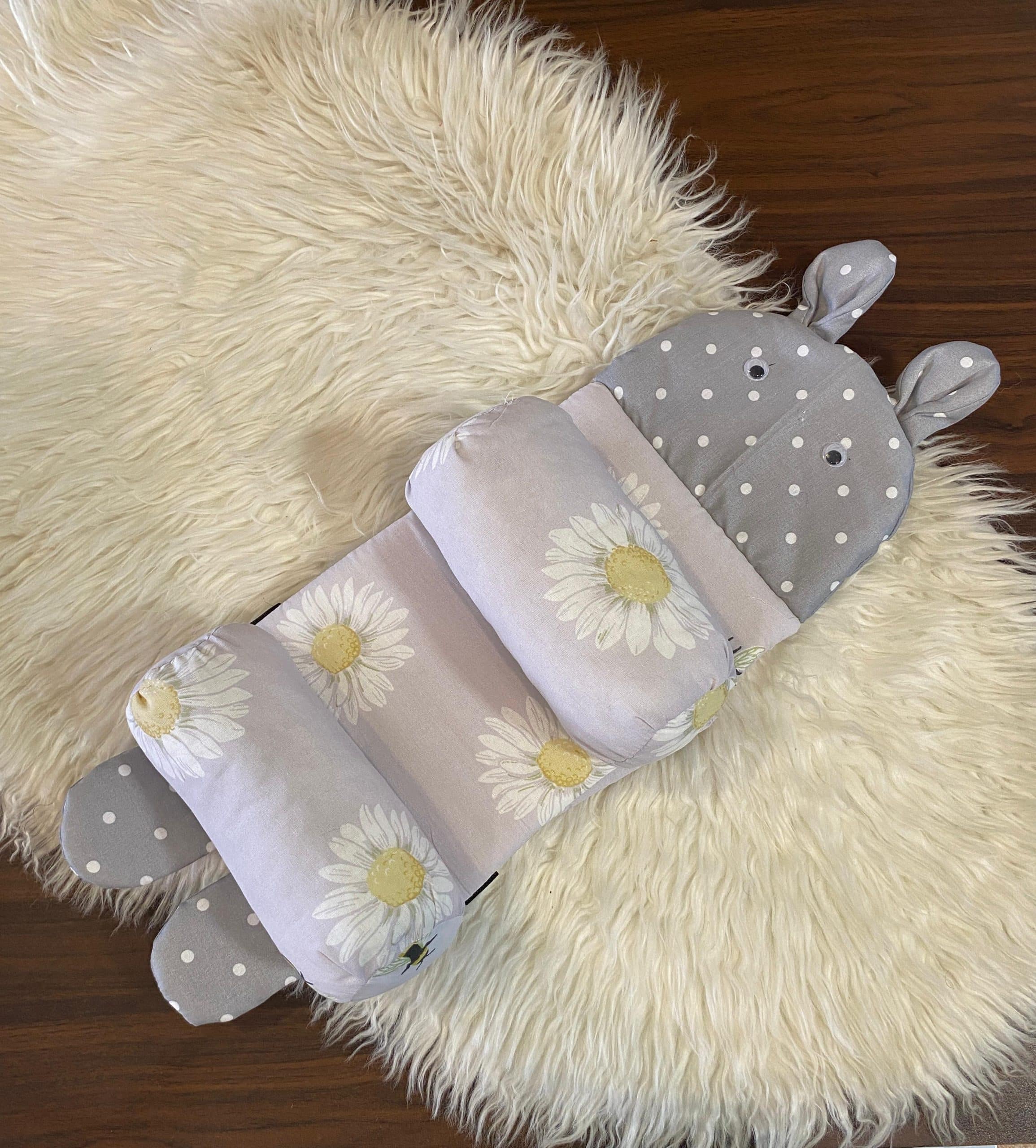 Soft Head Shaping Newborn Pillow For Flat Head Prevention, Breathable & Portable Infant Cushion - Image 2