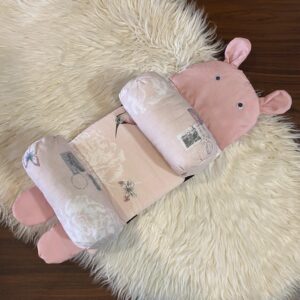Soft Head Shaping Newborn Pillow For Flat Head Prevention, Breathable & Portable Infant Cushion