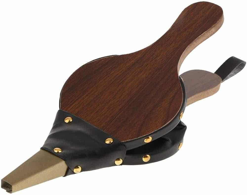 Wooden Blower Barbecue Mini Hand Wave Fireplace Fan Traditional Fire Camping BBQ - Image 2