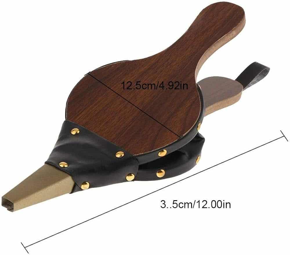 Wooden Blower Barbecue Mini Hand Wave Fireplace Fan Traditional Fire Camping BBQ - Image 3