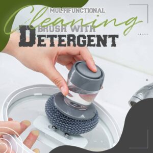 Dish washing scrubber
