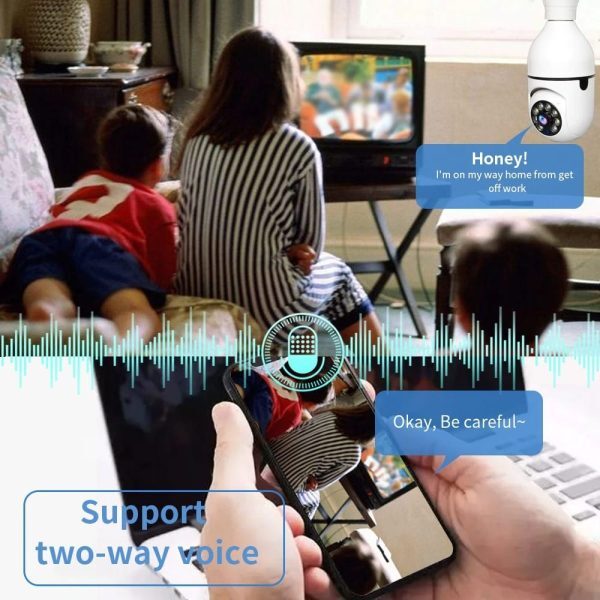 Hd Cctv Camera | cctv Camera Wifi | Wifi Camera Bulb Socket - Home Wifi – Camera Cctv – Security Camera – Security Camera For Home - Image 4