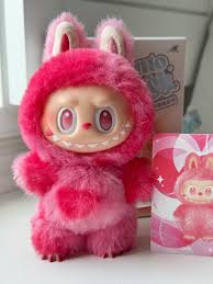 Pop Mart Labubu Plush Toy Binginto Energy Series Cute Soft Bunny Doll with Keychain for Kids Girls Boys β Anime Collectible - Image 3