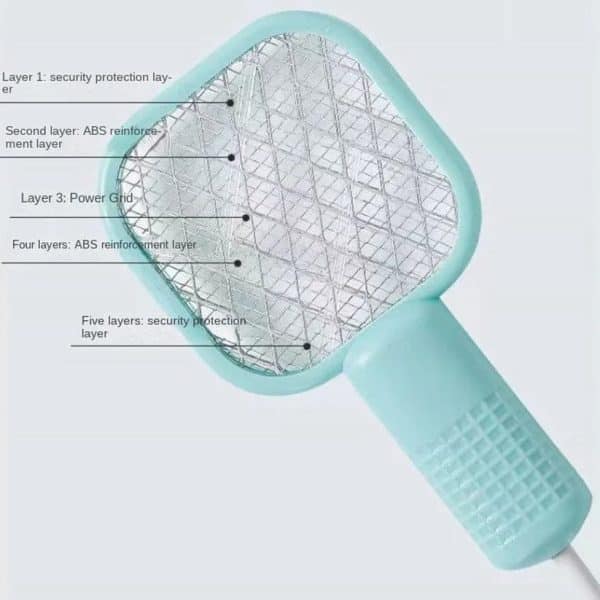 Usb Mini Electric Mosquito Racket Random Color - Image 5