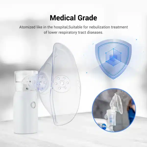 Portable Nebulizer For Asthma Rechargeable Inhaler Nebulizer Machine For Kids And Adults - Image 2
