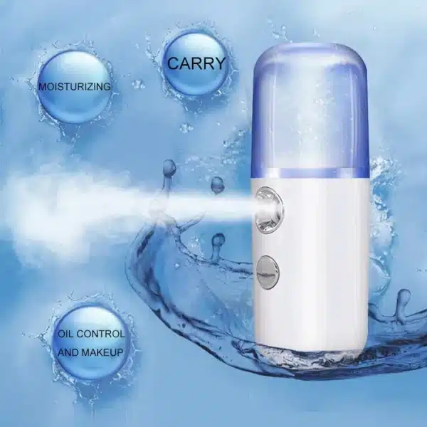 Mini Nano Face Steamer Or Sprayer Rechargeable (random Color) - Image 2