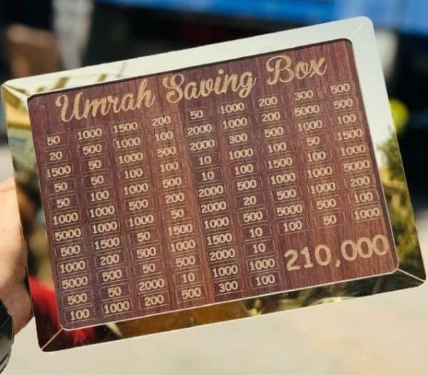 Umrah Saving Box | Best Quality Umrah Saving Box β 210,000 Umrah Saving Box ( Random Design ) - Image 2