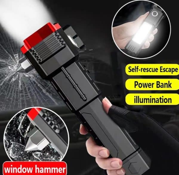 High-power Led Flashlight Rechargeable And Multifunctional For Your Lighting Needs - Image 3